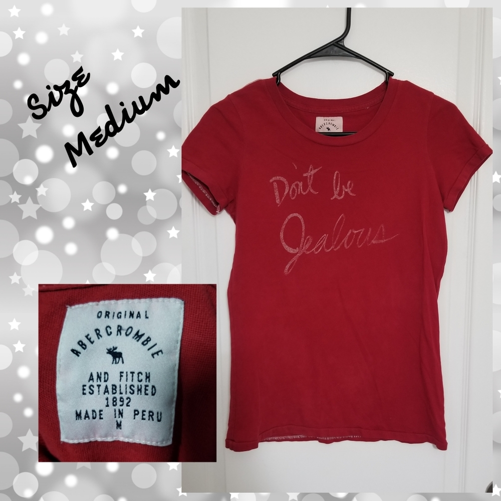 Abercrombie Vintage top Don't be Jealous Medium M